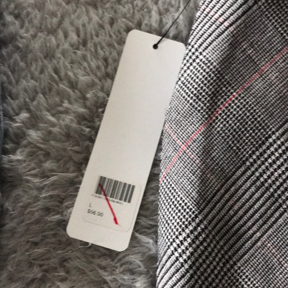 Brand New! Black white and red gingham mini skirt! - Picture 5 of 5